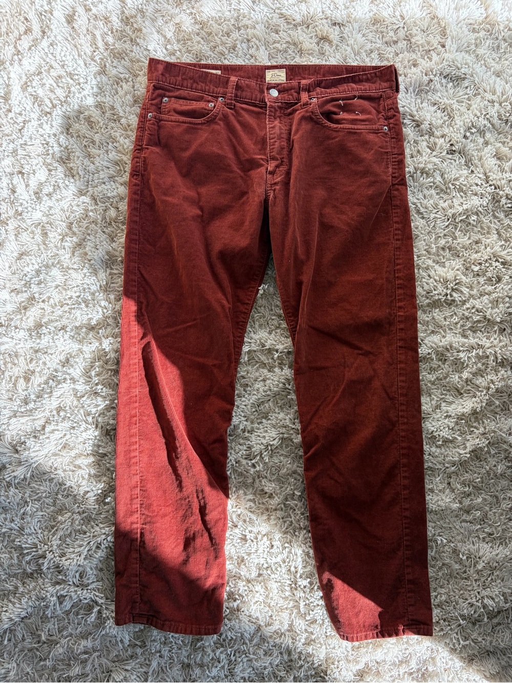 Women’s Red Corduroy Pants